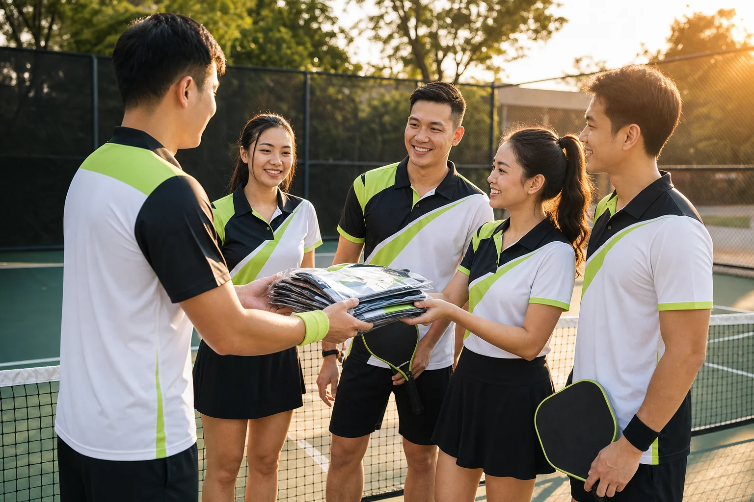 Đồng phục pickleball đặt may cho câu lạc bộ